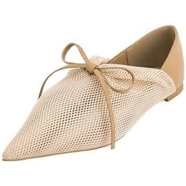 image:imageJW PEI Womens Reilly Fishnet Ballerina FlatsApricot
