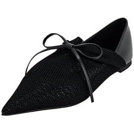 image:imageJW PEI Womens Reilly Fishnet Ballerina FlatsBlack