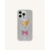 image:imageJW PEI Olive Martini Artificial Crystal Phone Case  BlackSparkling Martini White
