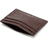 image:imageJW PEI The Card Holder  RedBrown Croc