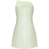 image:imageJW PEI Womens 3D Floral Appliqu Strapless Mini DressGreen Iris
