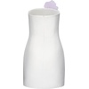 image:imageJW PEI Womens 3D Floral Appliqu Strapless Mini DressWhite Slipper Orchid