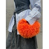image:imageJW PEI Womens Abacus Top Handle BagOrange  Faux Fur