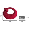 image:imageJW PEI Womens Abacus Top Handle BagRed  Artificial Crystal