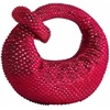 image:imageJW PEI Womens Abacus Top Handle BagRed  Artificial Crystal