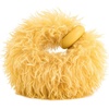 image:imageJW PEI Womens Abacus Top Handle BagYellow  Faux Fur