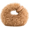 image:imageJW PEI Womens Abacus Top Handle BagYellow Brown  Faux Fur