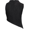 image:imageJW PEI Womens Adeline Asymmetric Fringe Sueded TopBlack