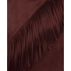 image:imageJW PEI Womens Adeline Asymmetric Fringe Sueded TopBurgundy