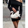 image:imageJW PEI Womens Alani Swan Shaped Crossbody BagWhite