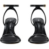image:imageJW PEI Womens Alivia Gold Metal Heel SandalsBlack