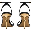 image:imageJW PEI Womens Alivia Gold Metal Heel SandalsBlack