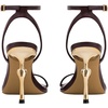 image:imageJW PEI Womens Alivia Gold Metal Heel SandalsClaret Red