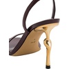 image:imageJW PEI Womens Alivia Gold Metal Heel SandalsClaret Red