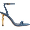 image:imageJW PEI Womens Alivia Gold Metal Heel SandalsDenim Blue