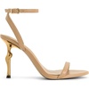 image:imageJW PEI Womens Alivia Gold Metal Heel SandalsKhaki