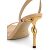 image:imageJW PEI Womens Alivia Gold Metal Heel SandalsKhaki
