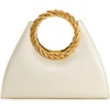 image:imageJW PEI Womens Amiya Leaf Handle Sculpture BagWhite