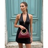 image:imageJW PEI Womens Amiya Leaf Handle Sculpture BagWine Red