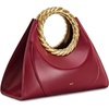 image:imageJW PEI Womens Amiya Leaf Handle Sculpture BagWine Red