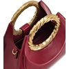 image:imageJW PEI Womens Amiya Leaf Handle Sculpture BagWine Red