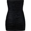 image:imageJW PEI Womens Bailee Floral Applique and Ruched Tube Mini DressBlack