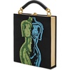 image:imageJW PEI Womens Book Shape Clutch BagBlack Beaded