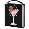 image:imageJW PEI Womens Book Shape Clutch BagBlack Wine Glass