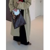 image:imageJW PEI Womens Brooke Belted Embellished Shoulder Tote BagDark Brown