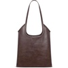 image:imageJW PEI Womens Brooke Belted Embellished Shoulder Tote BagDark Brown