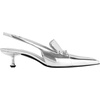 image:imageJW PEI Womens Carla Soft Padded Kitten Heel PumpsSilver