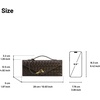 image:imageJW PEI Womens Celeste Woven Textured Envelope Top Handle BagDark Brown
