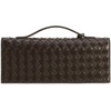 image:imageJW PEI Womens Celeste Woven Textured Envelope Top Handle BagDark Brown