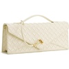 image:imageJW PEI Womens Celeste Woven Textured Envelope Top Handle BagIvory