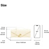 image:imageJW PEI Womens Celeste Woven Textured Envelope Top Handle BagIvory
