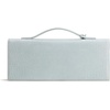 image:imageJW PEI Womens Celeste Woven Textured Envelope Top Handle BagLight Blue Croc