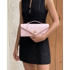 image:imageJW PEI Womens Celeste Woven Textured Envelope Top Handle BagPink Croc
