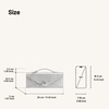 image:imageJW PEI Womens Celeste Woven Textured Envelope Top Handle BagSilver Lizard Texture