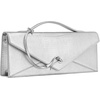 image:imageJW PEI Womens Celeste Woven Textured Envelope Top Handle BagSilver Lizard Texture
