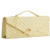 image:imageJW PEI Womens Celeste Woven Textured Envelope Top Handle BagYellow