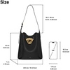 image:imageJW PEI Womens Charlene Double Buckle Hobo BagBlack