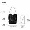 image:imageJW PEI Womens Clara Lock Accent Bucket Shoulder BagBlack Croc