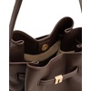 image:imageJW PEI Womens Clara Lock Accent Bucket Shoulder BagMocha Brown