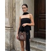image:imageJW PEI Womens Clara Lock Accent Bucket Shoulder BagMocha Brown