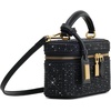 image:imageJW PEI Womens Cleo Box Shape Top Handle BagBlack Artificial Crystal