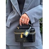image:imageJW PEI Womens Cleo Box Shape Top Handle BagBlack Croc