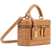 image:imageJW PEI Womens Cleo Box Shape Top Handle BagBrown Croc