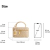 image:imageJW PEI Womens Cleo Box Shape Top Handle BagChampagne