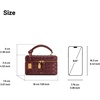 image:imageJW PEI Womens Cleo Box Shape Top Handle BagClaret Croc
