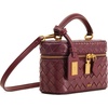image:imageJW PEI Womens Cleo Box Shape Top Handle BagClaret Croc